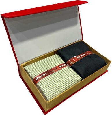 Shriyam Polycotton Checkered Shirt & Trouser Fabric