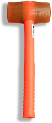 Smuf Rubber Mallet Hammer with Rubber Round Head and Non-Slip Comfortable Grip Handle Mallet(0.3 kg)