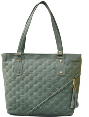 AGINOS Women Grey Shoulder Bag