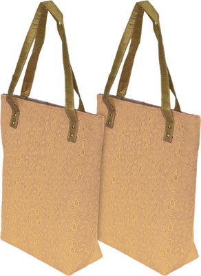 KUBER INDUSTRIES Women Yellow Handbag(Pack of: 2)