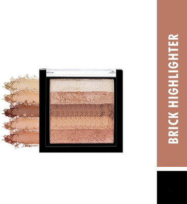 GFSU Instant Glow Shimmery Brick Highlighter Palette Highlighter(MULTI COLOR)