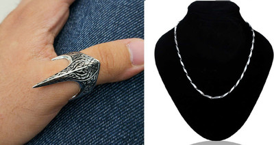 Syfer Stainless Steel Silver Silver Jewellery Set(Pack of 1)