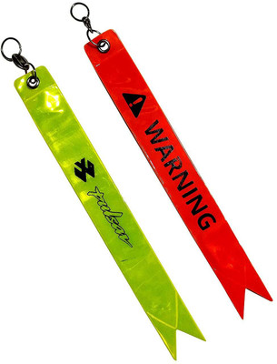 Meeko.com Safety Tag / Warning tag for All PULSA-R bike Key Chain