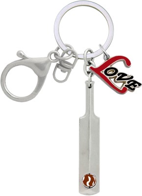 MGP FASHION LOVE Cricket Lover Pendant Bat and Rotating Ball Inside Party Gift Key Ring Key Chain