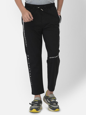 CRIMSOUNE CLUB Track Pant For Boys(Black, Pack of 1)