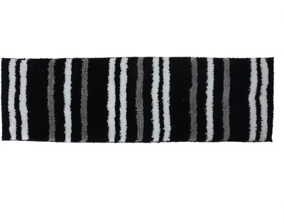 KALYAN GLOBAL Polyester Door Mat(Black, Extra Large)