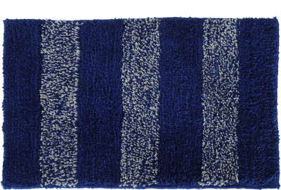 KALYAN GLOBAL Polyester Door Mat(Blue, Small)