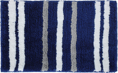 KALYAN GLOBAL Polyester Door Mat(Blue, Small)