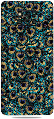 Gizmo Wraps Xiaomi Poco x3 Pro, Peacock Feather Mobile Skin(Multicolor Skin Wrap With Premium Matte Finish)