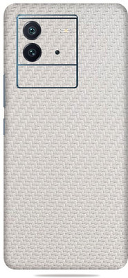 OggyBaba Vivo Iqoo Neo 6 5g, Carbon Fiber White Mobile Skin(White)