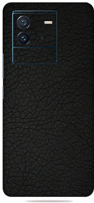 OggyBaba Vivo Iqoo Neo 6 5g, Leather Black Mobile Skin(Black)
