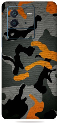 OggyBaba Vivo Iqoo Neo 6 5g, Camouflage Orange Mobile Skin(Multicolor)