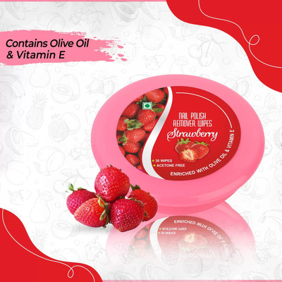 MYEONG Nail Polish Remover Pads Wet Wipes(5 g)