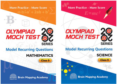 COMBO PACK: OLYMPIAD MOCK TEST 20-20 - Mathematics & Science For CLASS 9 [Set Of 2 Books](Paperback, Brain Mapping Academy)