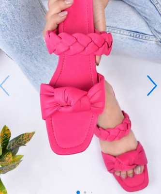 SHOETOPIA Women Pink Flats