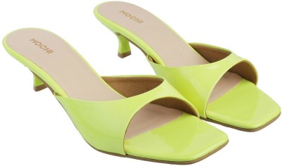 MOCHI Women Heels(Yellow , 5)