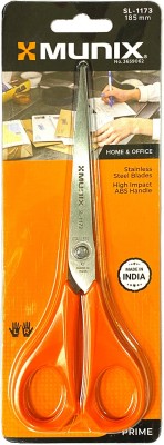 munix SL-1173 185mm/7.2'' Stainless Steel Scissors(Set of 2, Orange)