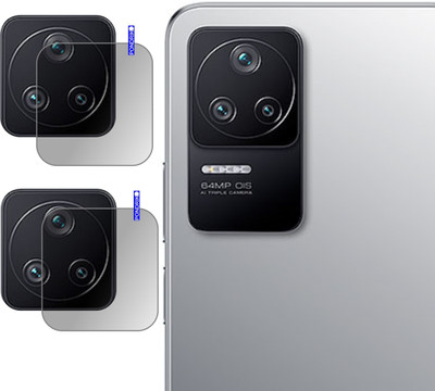 PONDRIK Camera Lens Protector for POCO F4 5G back glass(Pack of 2)