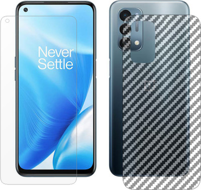 KJN Front and Back Screen Guard for OnePlus Nord N200 5G(Pack of 2)