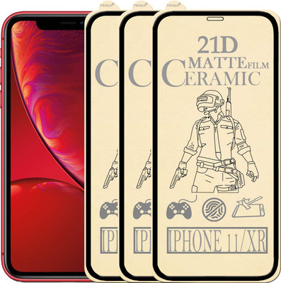 11D Edge To Edge Tempered Glass for Apple iPhone XR(Pack of 2)