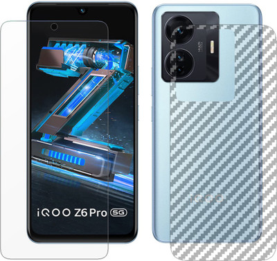 KJN Front and Back Screen Guard for vivo iQOO Z6 Pro(Pack of 2)