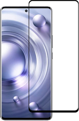 DropFit Edge To Edge Tempered Glass for Vivo X80 Pro 5G(Pack of 1)