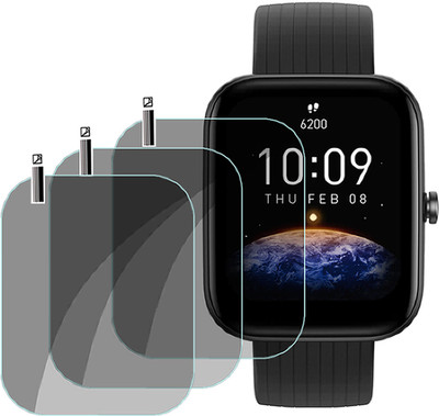 XAZE Screen Guard for Amazfit Bip 3 Smartwatch(Pack of 3)