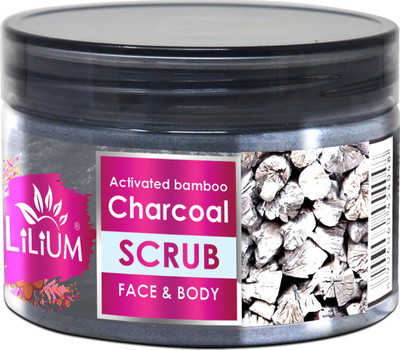 LILIUM Face & Body Charcoal  Scrub(250 g)