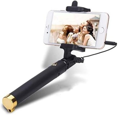 G2L Bluetooth Selfie Stick(Black, Remote Included)