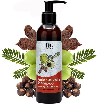 Dr Talat's Amla Shikakai Shampoo - Nourishing & Strengthening(180 ml)