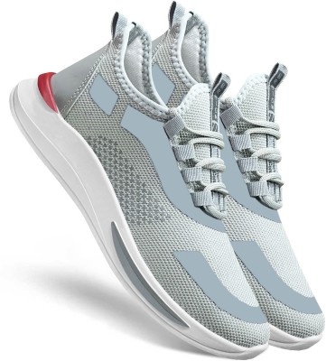 BRUTON Trendy Sports Running Running Shoes For Men(Grey)