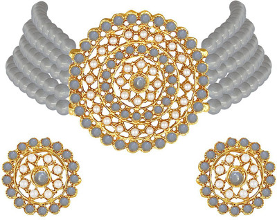 Mad Club Alloy Gold-plated Multicolor Jewellery Set(Pack of 1)