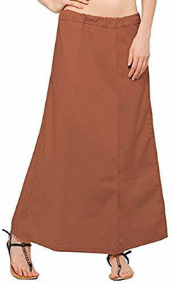 Queen Style Brown 8 Part Fine Quality Pure Cotton Petticoat(XXL)