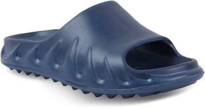 Cogs Men Soft Stylish Comfortable Indoor & Outdoor Slippers Flip Flops Slides(Navy , 7)