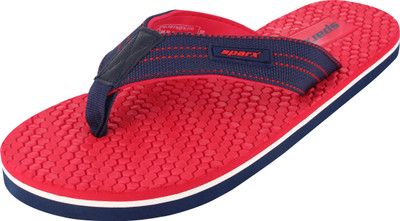 Sparx Men Flip Flops(Red , 6)