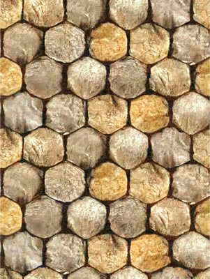 Flipkart SmartBuy Embossed Abstract Multicolor Wallpaper(L x W: 300 cm x 45 cm)