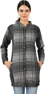 DIVYAM COLLECTION Self Design Boat Neck Casual Women Black, Grey Sweater