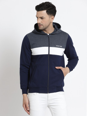 KALT Full Sleeve Color Block Men Sweatshirt