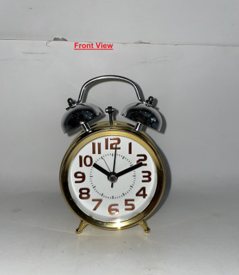 Lal Dayal Analog Golden Clock
