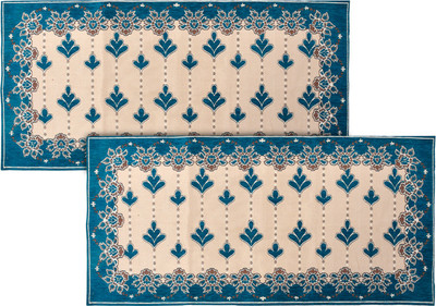 KUBER INDUSTRIES Green 90 cm Table Runner(Cotton)