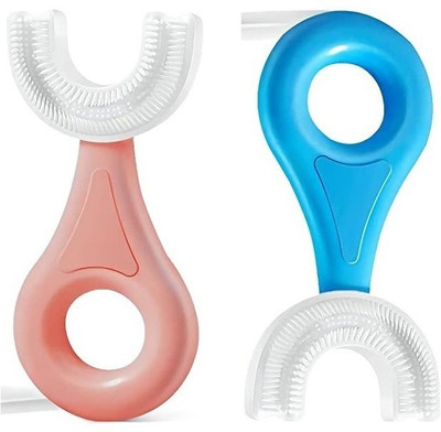 ASHVI CITY U-shape toothbrush (2Pcs) 30 Extra Soft Toothbrush(Pack of 2)