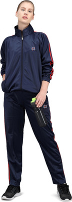 ELANHOOD Solid Women Track Suit
