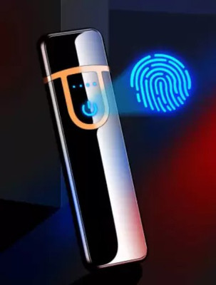 GUGGU HZI_576P_Touch Lighter |Battery Indication Touch Screen Sensor Lighter HZI_576P_Touch Lighter |Battery Indication Touch Screen Sensor Lighter Cigarette Lighter(Black)