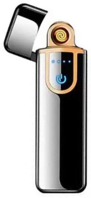 ROAR QRJ_663Y_Touch Lighter |Battery Indication Touch Screen Sensor Lighter QRJ_663Y_Touch Lighter |Battery Indication Touch Screen Sensor Lighter Cigarette Lighter(Black)