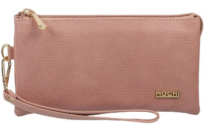 MOCHI Women Casual Pink Artificial Leather Wallet(3 Card Slots)