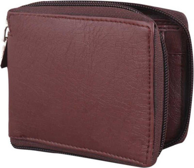 Classic World Men & Women Tan Artificial Leather Wallet(5 Card Slots)
