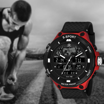 Joymart Atteractive Sport Disgener Wrist Watch Analog-Digital Watch  - For Men