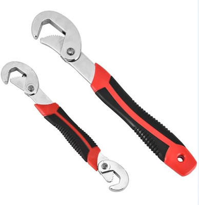 ADAWAT Universal Spanner Wrench Multi Function Universal Adjustable Grip Wrench Spanner Hand Tools Snap Grip Seen Universal Wrench Set Double Sided Socket Wrench(Pack of 1)