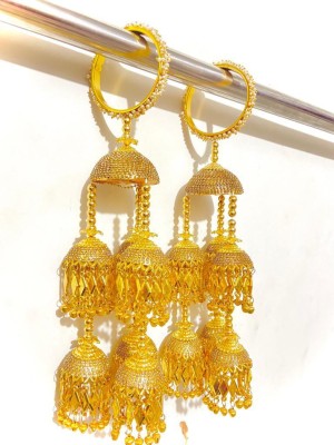 Amit Brass Gold-plated Kalire(Pack of 2)