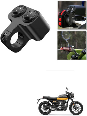 Qiisx CNC On/Off Motorcycle Handlebar Fitting Dual Switch For Honda CB350RS Handle Bar Grip For Honda Universal For Bike(Pack of 1)